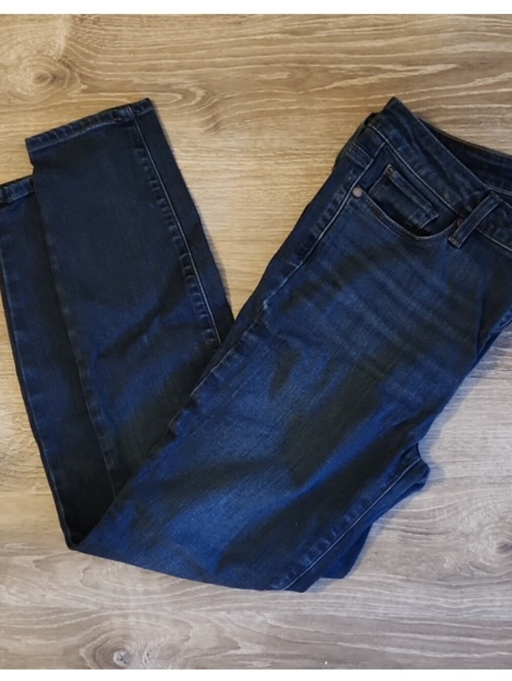 PAIGE Hoxton Ankle Skinny Jeans Dark Wash Stretch 29P Petite
